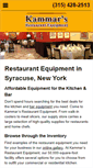 Mobile Screenshot of kammarsrestaurantequipment.com